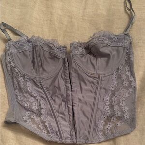 Urban Outfitters Gray Lace Bra Intimates